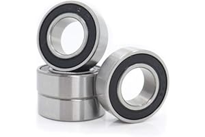 FUSHIBEARING 163110-2RS Cuscinetto a sfera, 16x31x10mm in acciaio cromato doppio sigillato, 163110RS Cuscinetti per biciclette per staffe inferiori IRD, (pacco da 4 pezzi)