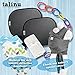 TALINU Car Windscreen Protective Sun-Shades Set of 2 for babies and children with easy to use suction clips and handy storage bag | 2 Year Satisfaction Guarantee | double pack of sun protection side window mesh shields for infants and adults, 2pc window shade sun blockers easy to remove, side-window sun shade blocks UV rays, 2 pack sun blinds for auto vehicle