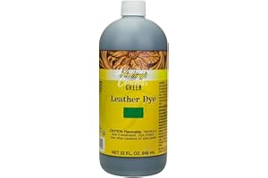 LEATHERCRAFTER EUROPE Leathercrafter Fiebing's Leather Dye 32 oz (946 ml) - (GREEN)