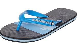 Quiksilver Molokai Word Block-Flip-Flops for Men, Ciabatte Infradito Uomo