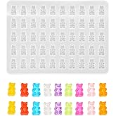 Siliko World Epoksi Haribo 50Li Mini Ayıcık Silikon Kalıp (1Cm X 1,8Cm. Den 50 Ayıcık Kalıbı)