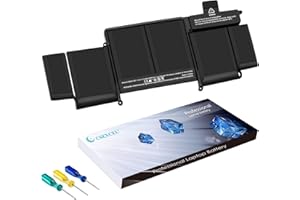 CSEXCEL 11.42V 74.9Wh A1502 A1582 Batterie pour Mac Book Pro 13inch Retina A1502[ Early 2015, Mid 2014, Late 2013 ] A1493 EMC 2678 2875 2835