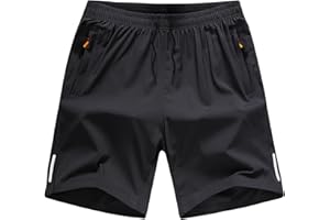 ToySdeal Pantalones Cortos Pantalones Cortos con cordón Pantalon Corto Hombre Secado Rápido Tenis Fitness