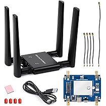 Waveshare 5G Dongle Expansion Board - USB 3.2 Aluminum Case For 5G Modules