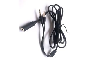 LZYDD Répartiteur en Y - Câble Audio Séparé - Port de Casque de Jeu - Adaptateur pour Razer Kraken X/BlackShark V2 Pro/Nari