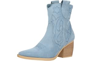 Elara Botines Mujer Botas de Vaquero Chunkyrayan