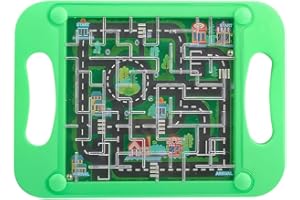 JAWSEU Giocattolo del Labirinto, Gioco del Labirinto della Palla, Bambini imparano Balance Ball, Palm Maze Game Toy Puzzle per Bambini, Regalo per Ragazze Ragazzi Pensiero Logico Gioco