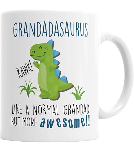 Tazza Divertente 'Nannasaurus' Per Nonna - Regalo Per Festa Del Papà, Compleanno, Natale, 300 Ml