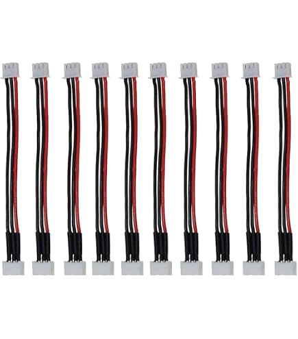 GINTOOYUN Xt60i - F Vers O - Terminal Câble D'alimentation 12awg Avec Broche De Signal Xt60i - F Femelle Vers O - Terminal Pour équilibrer Chargeur, Drone, Batterie Au Lithium, Etc. (2ft