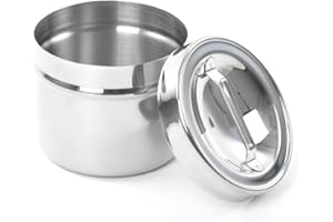 Teqler Tupferbehälter T-134810, 10 cm x 8,5 cm Höhe, Klein