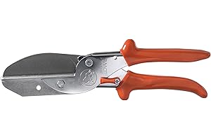 Original LÖWE Tijeras universales 3.305 con longitud de corte extralarga de 75 mm – Tijeras versátiles para diversos materiales planos y anchos de madera, plástico, goma, cuero, PVC