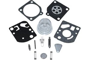 AUMEL Kit Riparazione carburatore Ricostruzione carburatore per Zama RB-47 C1Q-E3 C1Q-E4 C1Q-E6A C1Q-W11 W12 C1Q-W34A Poulan WeedEater Craftsman Part