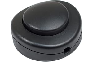 CREATIVE CABLES Interrupteur Unipolaire à pied - Noir