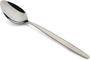 Grunwerg DS999P Economy Collection Stainless Steel Dessert Spoon, Mirror Polished Finish, Extra Value Pack of 12, 18 x 4 x 2 cm