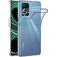 AICEK Case Compatible for Realme 8 5G, Transparent Silicone Case for Realme 8 5G Cover Bumper Clear Case