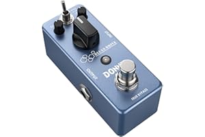 Donner Overdrive Pédale d'effet Guitare, Blue Drive Pédale d'effet Pedale Overdrive Guitare Electrique True Bypass