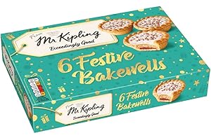 Mr Kipling 6 Festive Bakewell Tarts 269g