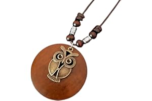 Roontin Long Necklaces for Women - Handmade Boho Jewelry Set with Unique Pendant | Chunky Costume Necklaces