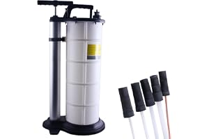 TIQICIVINUI oljesugpump 9L sugpump vätskesugpump vatten | Sugpump vätska oljepump handpump med 4 slangar för bilar, motorcyklar, fartygsmotorer
