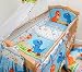 3 Pcs Nursery Bedding Set , All-round Bumper (Fits Cot 120x60 cm, Pattern 20
