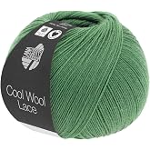 LANA GROSSA Cool Wool Lace Extra Fine Merino Wool Machine Washable and Felt-Free Hand Knitting Yarn Made from 100% Virgin Wool Merino 50g Wool for Knitting and Crocheting 400m Yarn FB 39