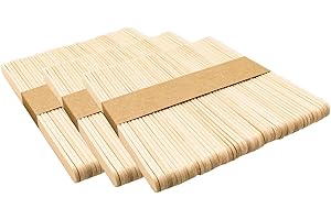 HOTKRUMP Palillos de madera,versátiles para manualidades, espátulas de madera para manualidade