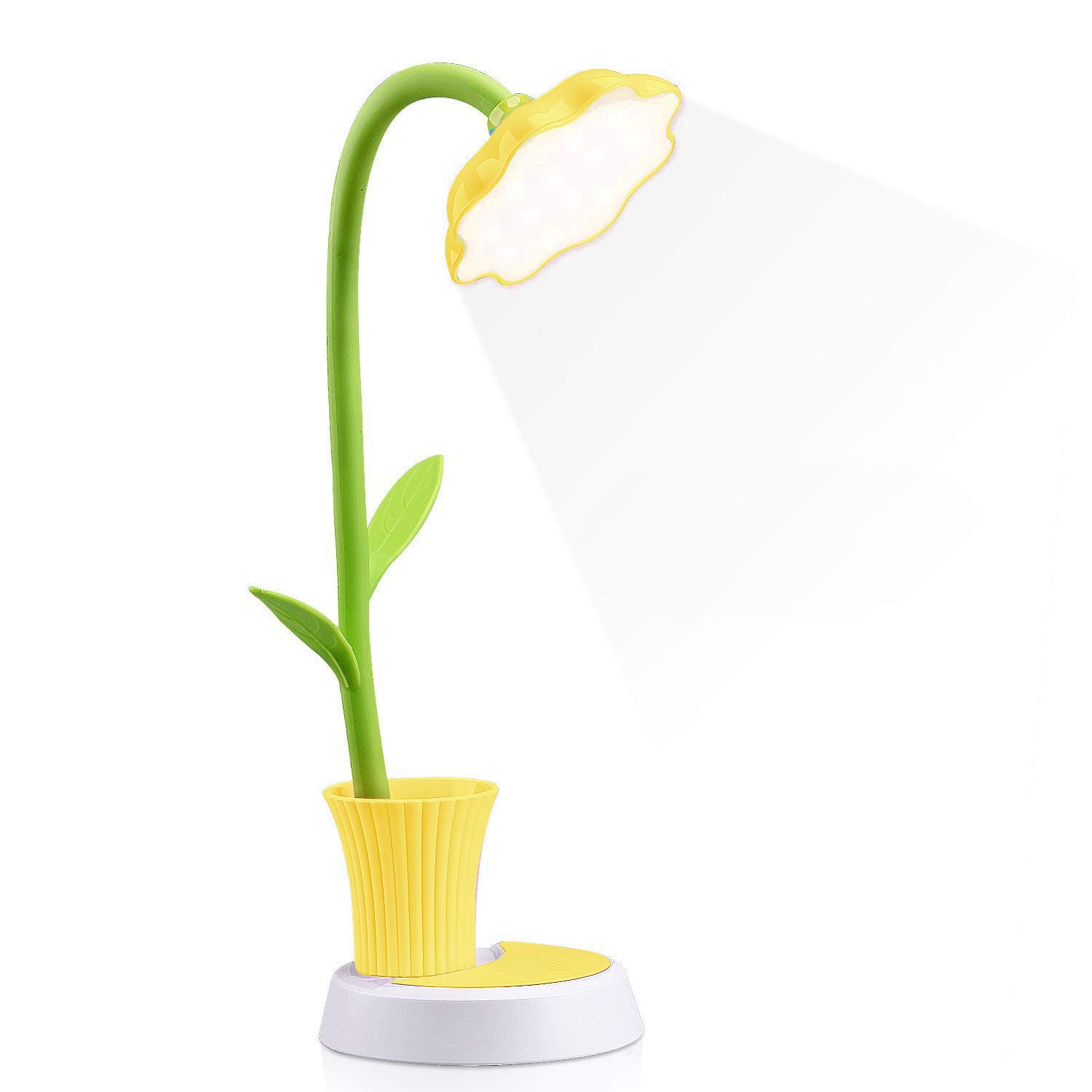 Led Lampada da Tavolo Lampade da Scrivania Comodino Luce da Lettura da Libro, Aiskki Portatile Luce da Lettura a LED…