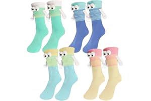 PYEUIFT Magnetische Socken mit Händen Geburtstag Hand in Hand Socken mit Magnetarmen Lustige Alberne Geschenke für Frauen Männer Freundin Freunde Partner Paare Kinder