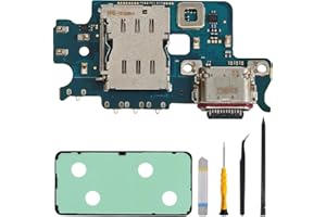 ZHUROUPU Galaxy S23 5G Charging Port Dock Connector Ersatz, SM-S911B USB Typ C Charging Port Microphone/Headphone Jack Replacement Board mit Werkzeugen