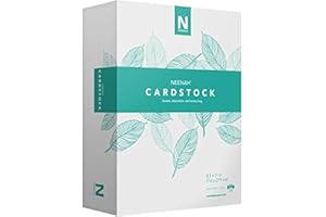 Neenah Cartulina Vellum Bristol, ligera, 325 hojas, 67 libras/147 GSM, brillo 94, 8.5 x 11 pulgadas, más hojas (91633)