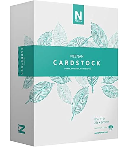 120lb Cover Cardstock - 5x7 Bright White Thick Paper (325gsm, 15pt) - 100 Sheets For Invitations, Cards & Crafts