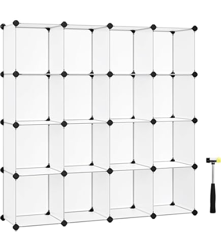 20 Connettori In Plastica Per Armadietti Cubici - Compatibili Con Telai Tubolari Metallici | Fessure Da 4mm