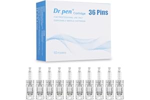 BESTAUTY Dr.pen A10 Cartucce 36 Pins - Confezione da 10 Aghi di ricambio usa e getta originali per penna Microneedling - per Dr. penna Ultima A10 Microneedling Electric Derma Pen (aghi da 36 pin, 10 pezzi)