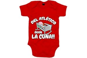 DIVER BEBÉ Body bebé del Atleti desde la cuna para aficionado al fútbol