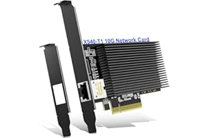 10Gb Base-T PCI-e Network Card, Intel X540-T1 Controller, NICGIGA 10Gbps Ethernet Adapter with 10Gbe RJ45 Port, 10G NIC Card, Support Windows/Windows Server/Linux/Vmware/ESX