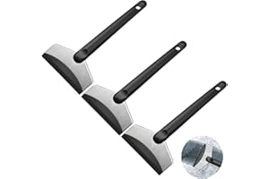 ‎ASOENTIWOX ASOENTIWOX 3 Stück Scheibenkratzer, Auto Eiskratzer Auto (24cm Lang X 11cm Groß) Winter Windschutzscheibe Fenster Schnee und Frost Entfernung ist für alle Arten von Fahrzeugen Geeignet