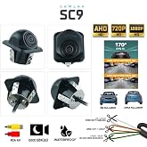 Sentinel SC9 170&deg; Geniş A&ccedil;ı Ara&ccedil; &Ouml;n/Arka G&ouml;r&uuml;ş Kamerası &ndash; AHD 720P / 1080P, Gece G&ouml;r&uuml;şl&uuml;