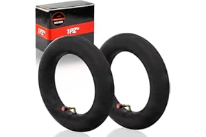 1PZ NX2-W09 2 Pezzi Camera d'Aria 10x2.50 Pollici con Valvola a Gomito 90 per Monopattino Elettrico Bici Elettrico