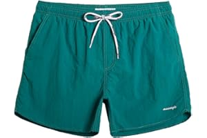MaaMgic Pantaloncini da Bagno in Nylon da Uomo con Asciugatura Rapida per Spiaggia, Nuoto, e Vacanze al Mare
