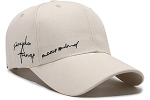 YKDLLF Casquette de Baseball Coton Anti-Soleil Baseball Cap Homme Femme été Unisexe Réglable Casquette de Baseball Unisexe en Coton pour Homme Sun Chapeau