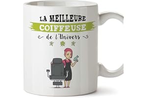 Mugffins Coiffeuse Tasses Originales de café et Petit-déjeuner à Donner Travailleurs Professionnels - Cette Tasse Appartient à la Meilleure Coiffe