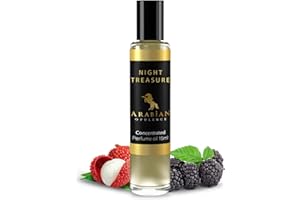 ‎ARABIAN OPULENCE Arabian Opulence FR183 NIGHT TREASURE Roll-on Parfümöl | Konzentriertes Duft Körperöl | Langanhaltendes ölbasiertes Parfüm für Frauen | Reisegröße alkoholfreies weiches Parfümöl Flasche (15ml)