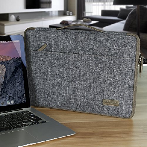 DOMISO 10 1 Zoll Laptoptaschen Etui Notebook Sleeve Case H  lle Tasche Schutzh  lle mit Griff f  r 12  MacBook   10 8  Microsoft Surface 3  Schwarz Gr