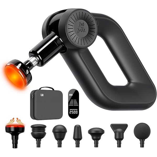 Theragun Relief Massage Gun – Leicht, Handlich, Mit 3 Aufsätzen, Für Nacken, Rücken & Beine