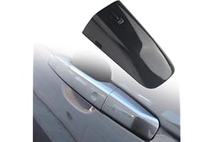 FINMOKAL Couvercle de capuchon de poignée de porte gauche adapté pour Land Rover Range Rover Evoque Sport noir