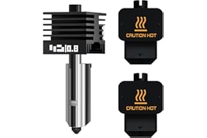 For Bambu Hotend - H2D/H2S 3D Printer 0.8mm Hardened Steel Hotend Regular Extruder Kit (with a replaceable silicone sock), for Bambu Lab H2D ACE Pro, fast printing high efficiency extruder kit