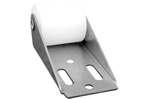 Schellenberg 10255 Rouleau de pression pour volets roulants avec plaque à visser Mini/Maxi, protège la sangle de volet roulant