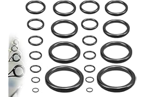 AOYEGIC Lot de 22 Anneaux de Guidage pour Canne à pêche,Anneau d'extrémité en céramique,Anneau de Pointe de Canne à pêche,Accessoires de réparation de Guide de Canne à pêche(Noir,3,76 mm-29,8 mm)