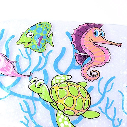 Anlass Kids Cartoon Non Slip Mats Mildew Resistant Non Slip Mats for Children Sea Turtle - 8