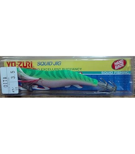 Leurre Egi Yo-Zuri Totanara AURIE-Q SEARCH DOUBLE GLOW 3.5 - Pour Seiche, Calamar, 19.5g